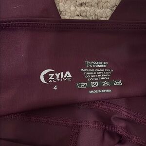 Zyia Active Maroon Sports Bra
